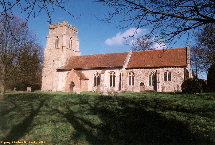 The church (south elevation). Click here to return to the thumbnail