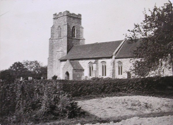 Kettlebaston Church from c. 1930